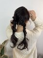 ジョワイユヘアーデザイン(Joyeux)&nbsp;編み下ろしやカジュアルなヘアセットも好きです。