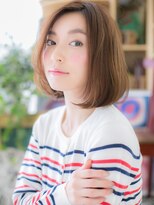 カバーヘア イヴ 戸頭店(COVER HAIR EVE)&nbsp;ハイライト小顔ひし形シルエット大人ボブc4戸頭20代30代40代