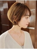 ショートボブ小顔カット大人ヘア髪質改善30代40代50代表参道青山