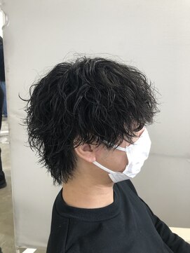 オーシャントーキョー(OCEAN TOKYO) メンズパーマツイスパ波巻きスパイラルマッシュセンターパート