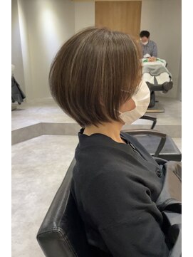 サロンドミルク 新百合ヶ丘店(salon de MiLK) 白髪ぼかしベージュ［新百合ヶ丘/ハイライト/白髪染め］