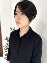 トレヘアー 京都 烏丸(tRe hair)&nbsp;ショートスタイル　ナチュラルブラック　20代30代40代