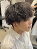 【men's/期間限定】メンズカット+メンズパーマ(ツイストスパイラルパーマ)