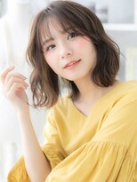 モッズヘア 越谷(mod's hair) くせ毛風小顔アースカラーくびれボブパーマc5越谷20代30代40代