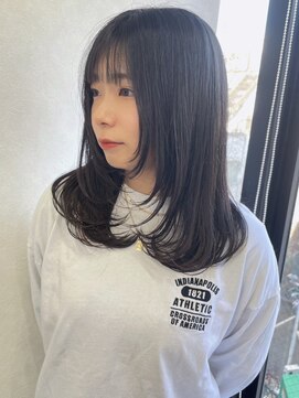 スターズ 柏(STARS) レイヤーカット　顔周りレイヤー　小顔カット　韓国風レイヤー