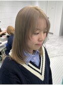 レイヤーカット　ベージュカラー　mao 吉祥寺