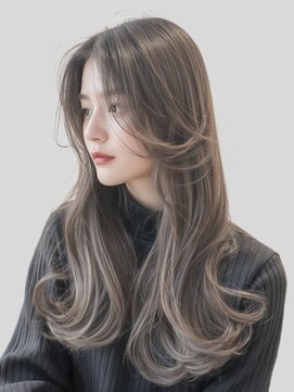 ビルド(build) 韓国風/レイヤー/ロング/おくれ毛/外ハネ/新越谷新越谷/南越谷