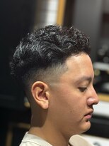 オトコデザイン(OTOKO DESIGN)&nbsp;外国人　ローフェード　オールバック