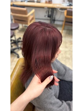 ノットバイベル 大宮(knot by belle) 《Hana》チェリーピンク/ワンブリーチ/暖色カラー/韓国/大宮