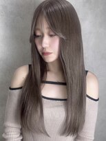 ルノン シェリー(LUNON cheliy)&nbsp;ホワイトグレージュミニウルフチェリーブラウンデジタルパーマ