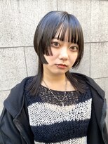 姫カットくびれショートウルフボブウルフ