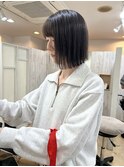 切りっぱなしボブ