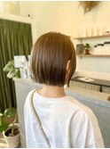 ミニボブ×外ハネ