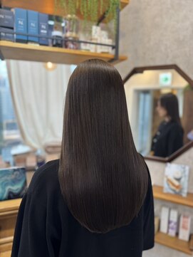 フォギーブラウン/さらツヤロング