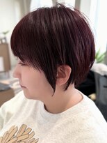 アンバー(Amber)&nbsp;ショートボブ×ボルドー