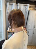 パッツンbobレイヤーカットよ