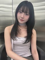 アイヴァン(AIVAN)&nbsp;ワンホンレイヤー/ハッシュカット/ダークグレー ll