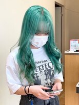 ヨハヘアガーデン(YOHA HAIR GARDEN)&nbsp;◎エメラルドグリーン @shoki_yoha