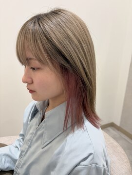 アストレアバイイーリス(ASTRAEA by Iris) 福津/ミルクティーベージュ×インナーピンク