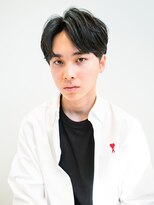 ロンドアンメゾン 原宿(Lond un Maison.)&nbsp;men's/メンズ/リバースセンターパート/ニュアンスパーマフェード