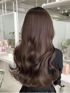 ラル 水戸県道50号店(Lalu.) ピンクベージュ/アンブレラカラー/クールショート/前髪/水戸