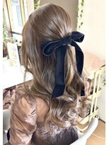 ジェミータ 横浜&nbsp;ツヤツヤハーフアップ【横浜/ヘアセット/結婚式】