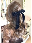 ツヤツヤハーフアップ【横浜/ヘアセット/結婚式】