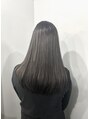 カミエ(kamie) 透明感たっぷりのグレー系+髪質改善でツヤツヤに