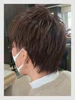 クリアオム 春日部(CLEAR homme) メンズ 束感スタイル ツーブロック ビジネスショート