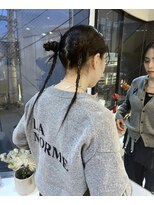 スロウ 代官山(Sraw) お呼ばれアレンジ ヘアアレンジ タイトアレンジ
