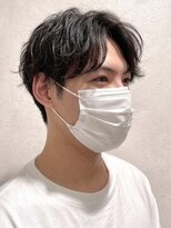 アッシュ 八王子みなみ野店(Ash)&nbsp;センターパート×フェザーパーマ　八王子みなみ野