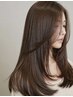 【ワンランク上ストレート】髪質改善縮毛矯正+メンテカット ¥24200
