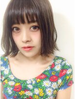 ローランド(Rowland)&nbsp;切りっぱなしボブ☆パッツンシースルーバング☆