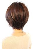 シルエットが綺麗ひし形ショートボブ