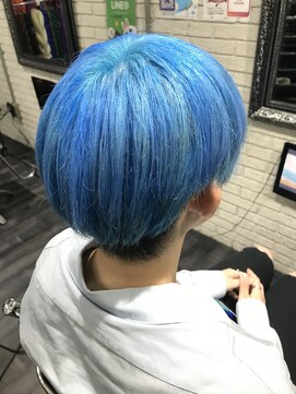 ミミック (mimic) 【派手髪】コットンブルー【パステルカラー】