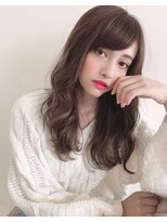グレージュ/デジタルパーマ/小顔/前髪/艶/透明感/イルミナ/高柳