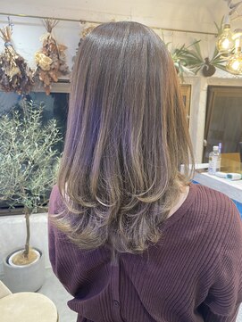 シー バイ ロンド 新宿(Sea by Lond) 【藤原三知代】クリーミーベージュのハイライトカラー