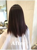 【髪質改善】潤いばっちり気持ちも上がるストレートヘア