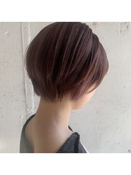 エイト 福岡天神店(EIGHT fukuoka) ショート×コーラルピンク