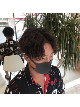 ヘアーメイク マック(Hair Make MX) 波巻きスパイラルセンターパート