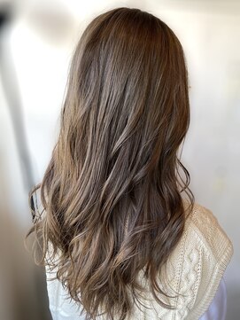 ヘアーエポック(hair epoque) 20代30代40代艶感アッシュグレージュ透明感ロング