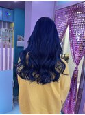ネイビーブルーヘアー
