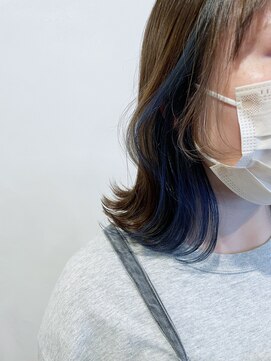 オーティティ(O-TETE) O-tete ブルー系インナーカラー