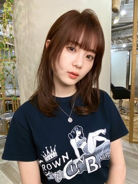 アリスバイアフロート 自由が丘(ALICe by AFLOAT) こなれ感ミディアムぱつっとバング