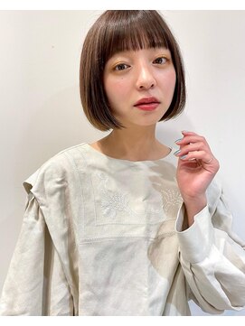 マイル 渋谷(mile) 顎ラインのミニボブ