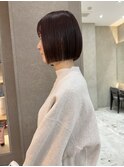 やっぱり可愛い切りっぱなしストレートボブ