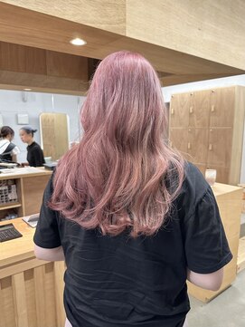 バド(bado) ピンクベージュロング