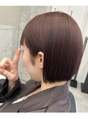 ハイライト/インナーカラー/白髪ぼかし/縮毛矯正/ショート
