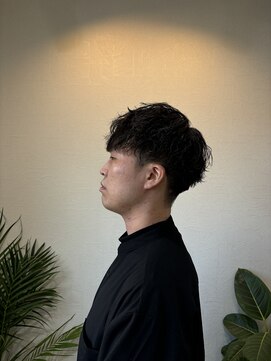 小谷理髪店 ソル(SOL) ツイストスパイラルパーマ+ショートマッシュ