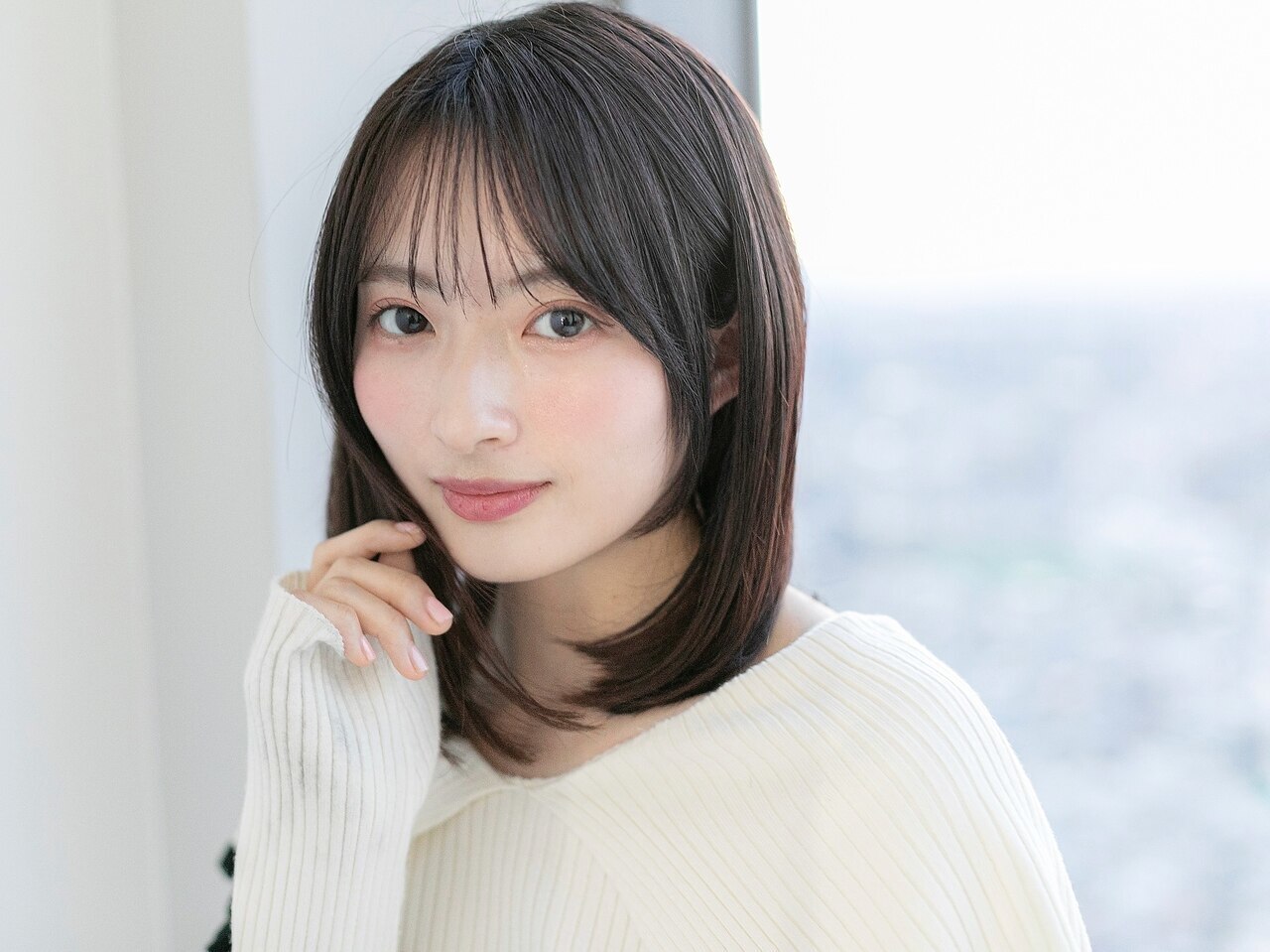 【人気No.1/抜け感抜群】透明感カラー+小顔カット+3stepトリートメント